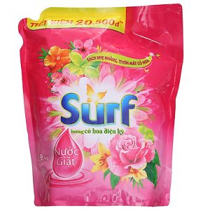 Tiki Nước Giặt Surf Hương Cỏ Hoa Diệu Kỳ 3kg8